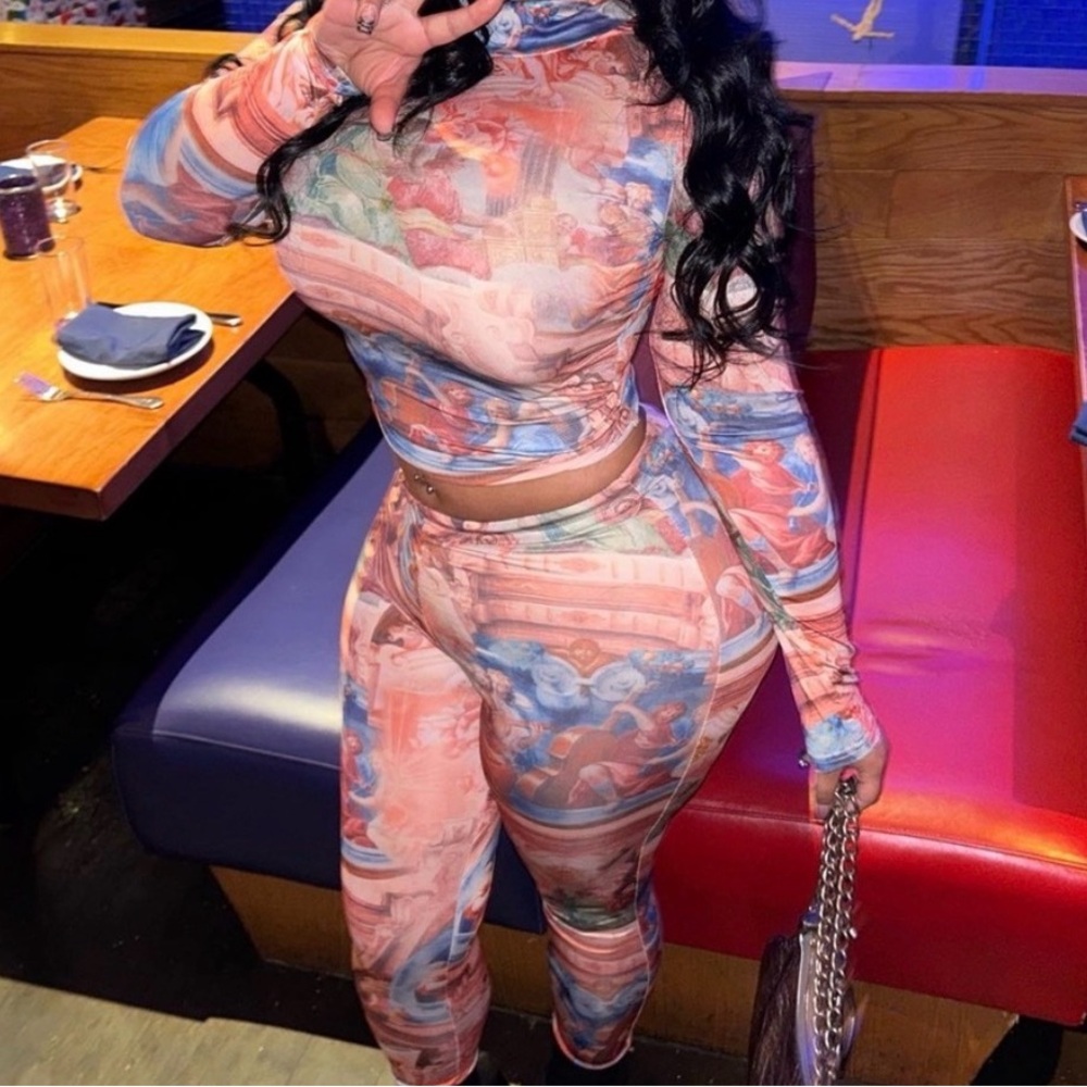 Stylish Multicolor Women's 2 piece